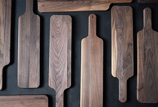 wholesale cutting boards, wood serving boards, hardwood baguette boards